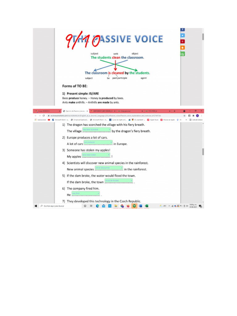 Passive Voice | PDF