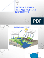 Chapter 12 - Properties of Water Resources and Aqueous Discharge