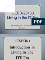 Lesson1.Introduction to Living in the IT Era