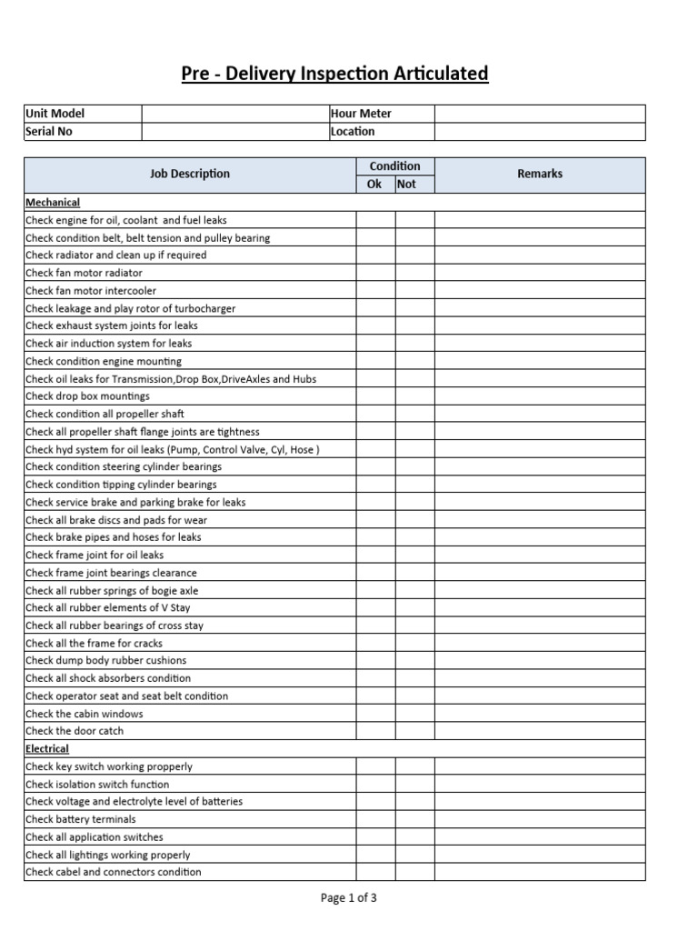 PDI Adt | PDF | Leak | Brake