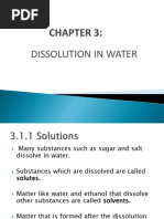 Characteristics and Definition of True Solutions | PDF | Solubility ...