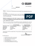 Exam Fee Notice June 2024