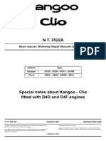 209 Renault Clio Factory Service Manual For Engine 1998 To 2005