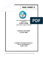 Paket 1 Usbn Bahasa Inggris 2019