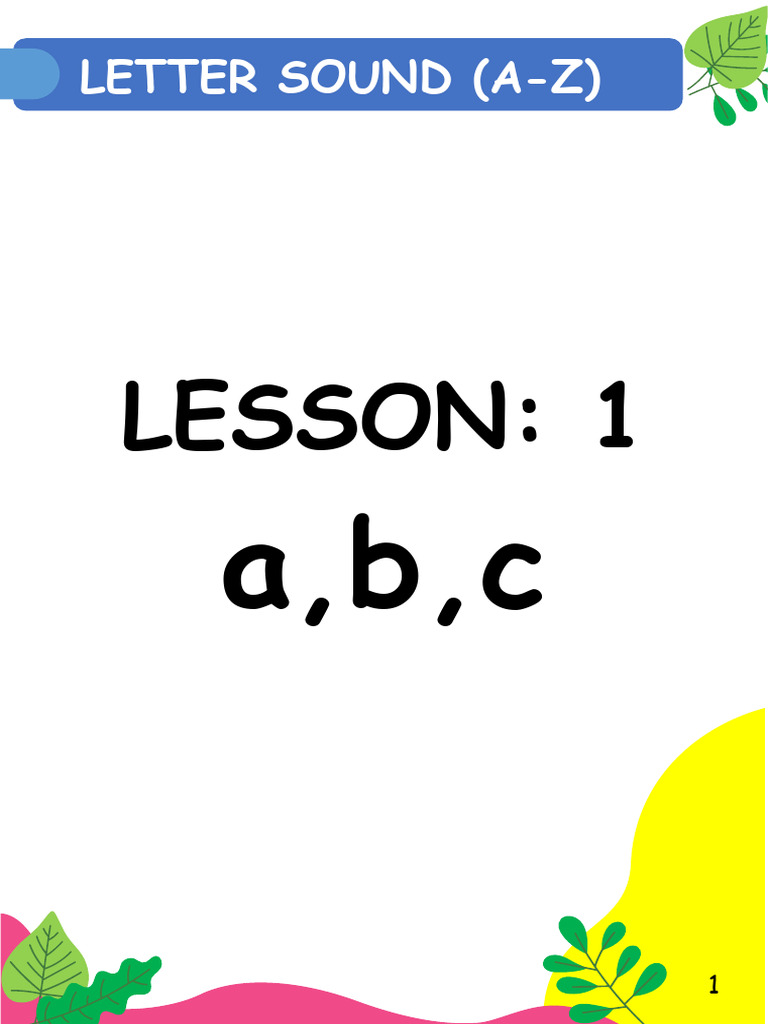 Letter Sound Workbook | Download Free PDF | Zoology