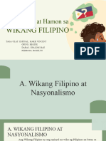 Mga Hamon at Isyu Sa Wikang Filipino PANGKAT4 1