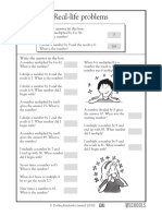 Real-Life Problems: 7 Write The Answer in The Box