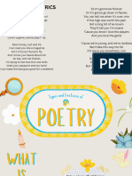 Types and Features of Poetry