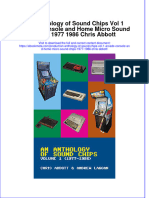 An Anthology of Sound Chips Vol 1 Arcade Console and Home Micro Sound Chips 1977 1986 Chris Abbott Online Ebook Texxtbook Full Chapter PDF