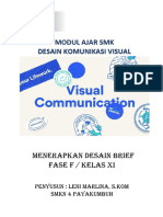 MODUL AJAR MENERAPKAN DESAIN BRIEF