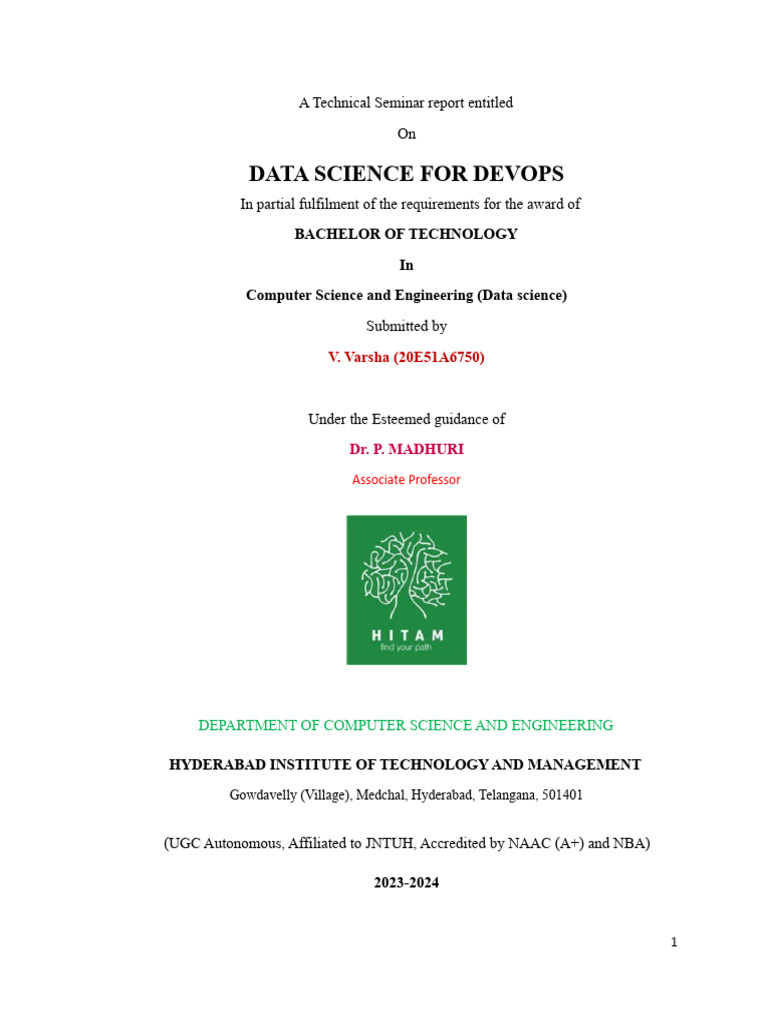 Data Science Integration in DevOps | PDF | Data Science | Artificial ...