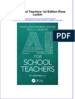 Ebook Ai For School Teachers 1St Edition Rose Luckin Online PDF All Chapter