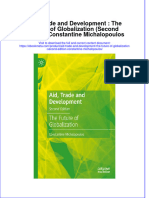 Ebook Aid Trade and Development The Future of Globalization Second Edition Constantine Michalopoulos Online PDF All Chapter