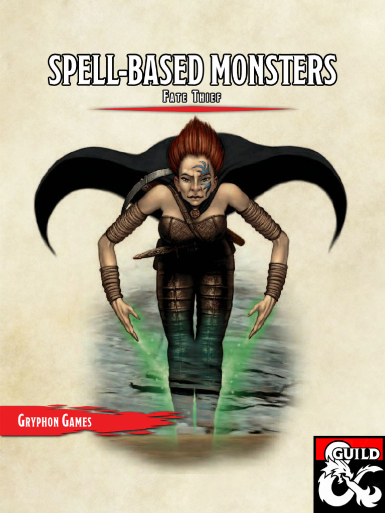 Fate Thief: A Spell-Based Monster | PDF | Gary Gygax Games | Dungeons ...