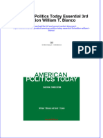 Ebook American Politics Today Essential 3Rd Edition William T Bianco Online PDF All Chapter