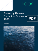 21p3233 Statutory Review Radiation Control Act Issues Paper