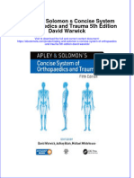 Apley and Solomon S Concise System of Orthopaedics and Trauma 5Th Edition David Warwick Online Ebook Texxtbook Full Chapter PDF