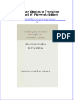 Download American Studies In Transition Marshall W Fishwick Editor online ebook  texxtbook full chapter pdf 
