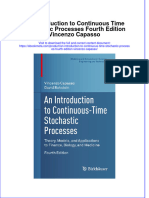 Ebook An Introduction To Continuous Time Stochastic Processes Fourth Edition Vincenzo Capasso Online PDF All Chapter