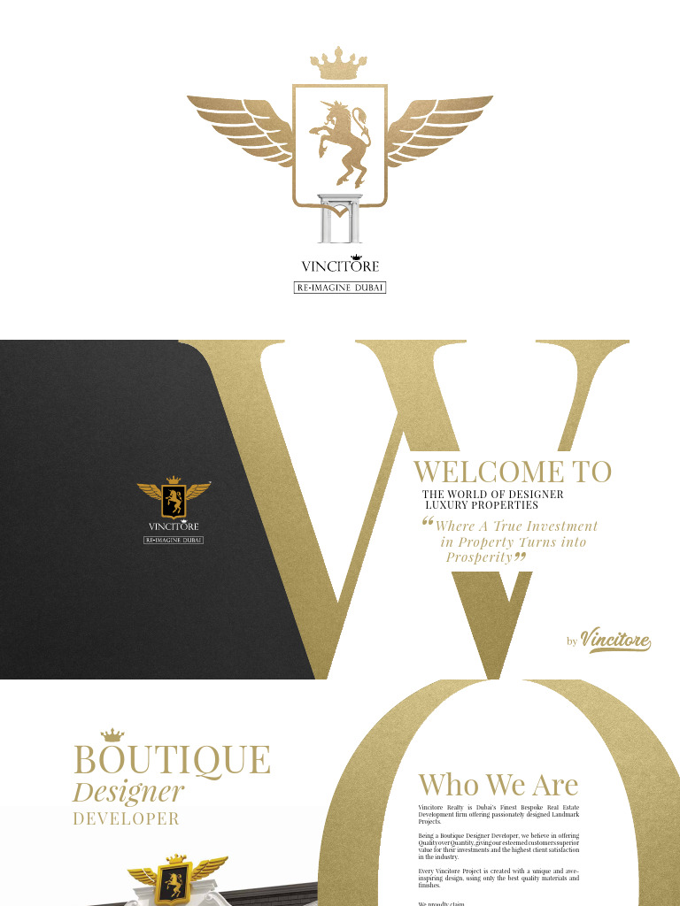 Vincitore Realty: Luxury Property Development | PDF | Brand | Dubai