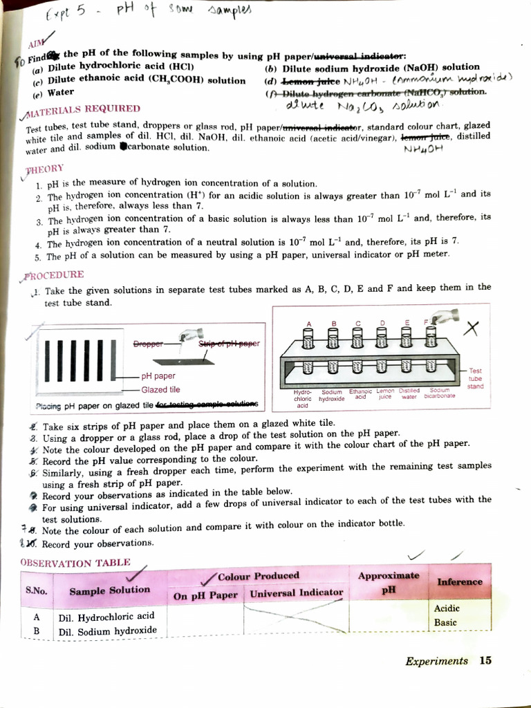 Chem 5 Pdf Ph Acid
