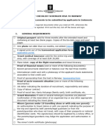 Indonesia - Document Checklist Schengen Visa