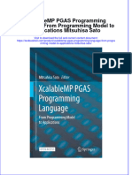 [Download pdf] Xcalablemp Pgas Programming Language From Programming Model To Applications Mitsuhisa Sato online ebook all chapter pdf 