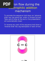 Electron flow during electrophilic addition[1]