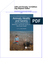 Metabook - 937download Ebook Animals Health and Society 1St Edition Craig Stephen Editor Online PDF All Chapter