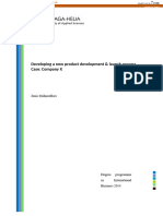 Developing A New Product Development & Launch Process Case: Company X