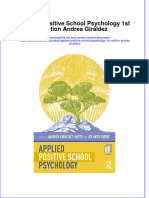 Ebook Applied Positive School Psychology 1St Edition Andrea Giraldez Online PDF All Chapter