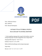 Tugas 2 Statistika Ekonomi