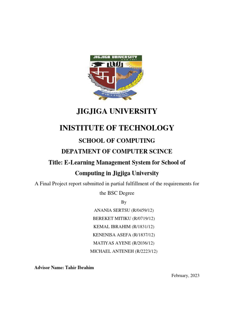 E-Learning Management System Proposal | PDF | Educational Technology ...