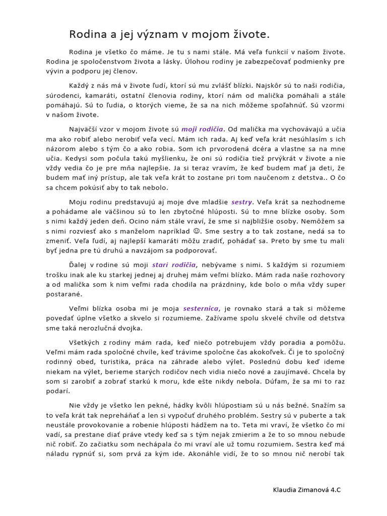 Rodina | PDF