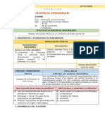 Sesion de Aprendizaje 6to de Primaria