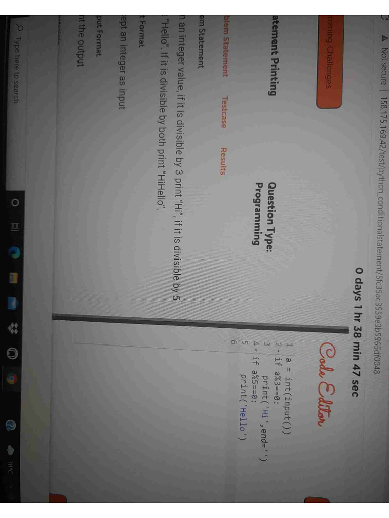 Python Conditional | PDF