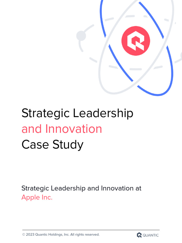 Apple Inc.: Leadership and Innovation Analysis | PDF | Apple Inc ...