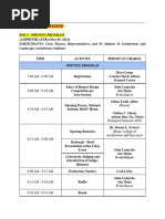 Workshop Seminar Program Flow | PDF | Home & Garden | Art