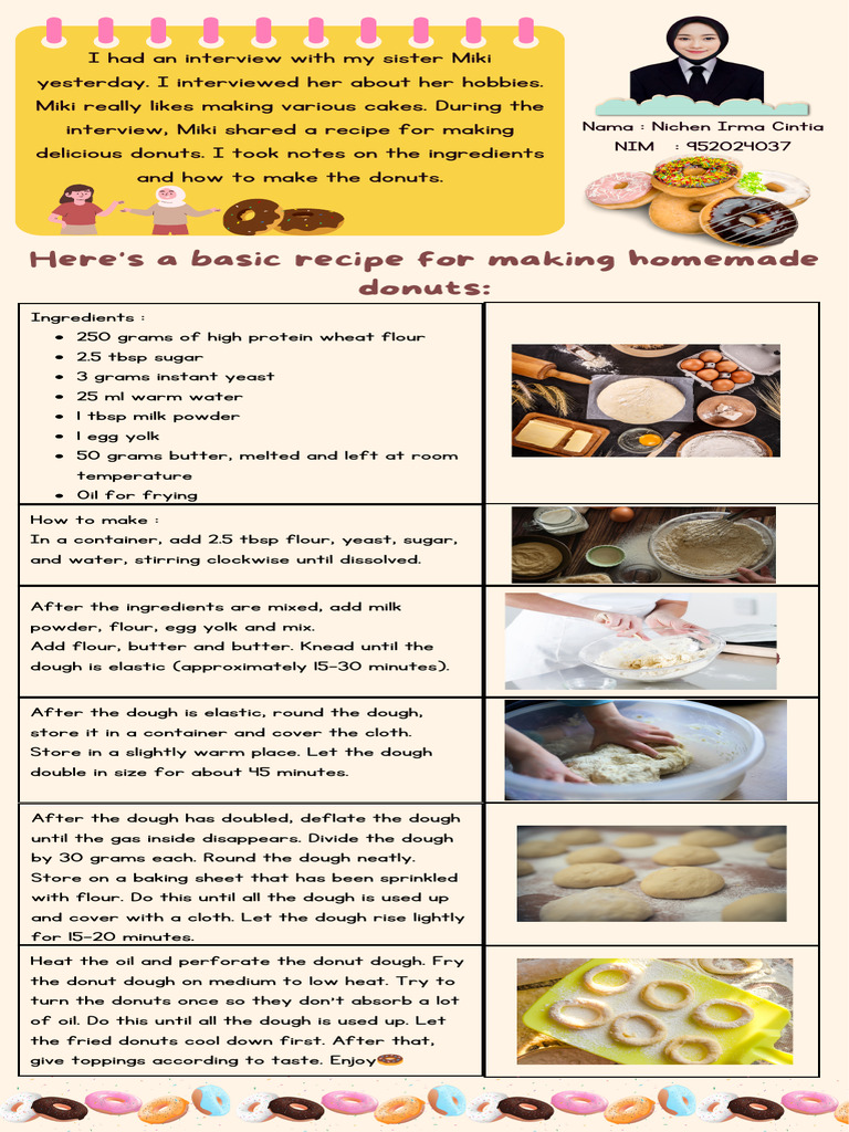 Easy Homemade Donut Recipe | PDF