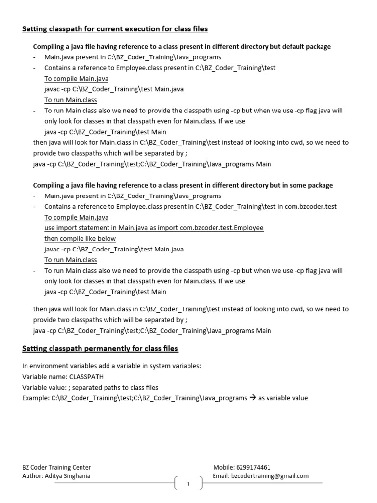 Classpath | Download Free PDF | Software | Computer Science