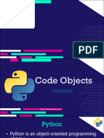 Python Code Objects Function