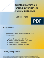 Medycyna Rodzinna - Psychogeriatria