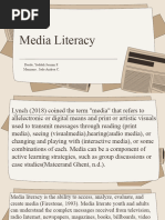 Media Literacy Report