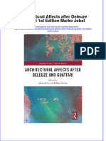 Ebook Architectural Affects After Deleuze Guattari 1St Edition Marko Jobst Online PDF All Chapter