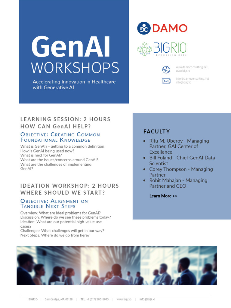 GenAI Workshops for Healthcare Leaders | PDF | Cognition | Cognitive ...