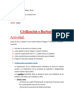 GUÍA Nº5 - CIVILIZACIÓN O BARBARIE - Zalazar Exequiel