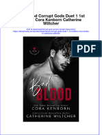 Bad Blood Corrupt Gods Duet 1 1St Edition Cora Kenborn Catherine Wiltcher Online Ebook Texxtbook Full Chapter PDF