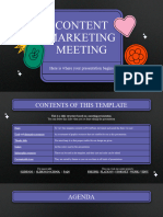 Content Marketing Meeting by Slidesgo