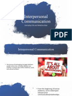 Interpersonal Communication Ch6 - No Narration