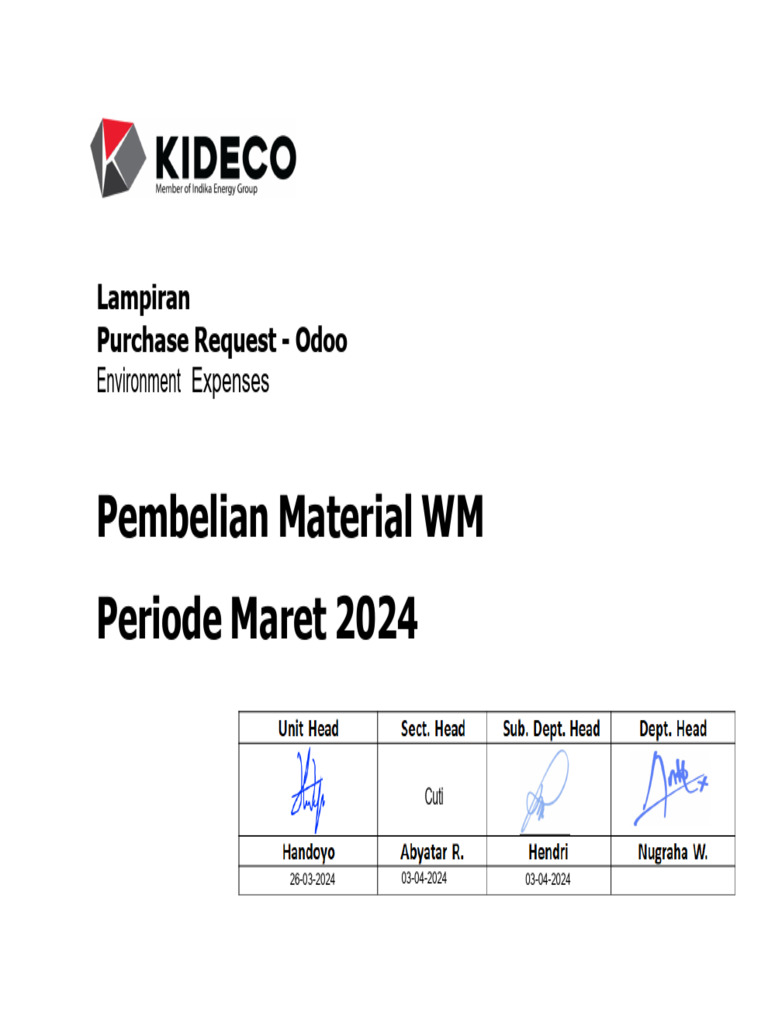 Pre Order Request | PDF